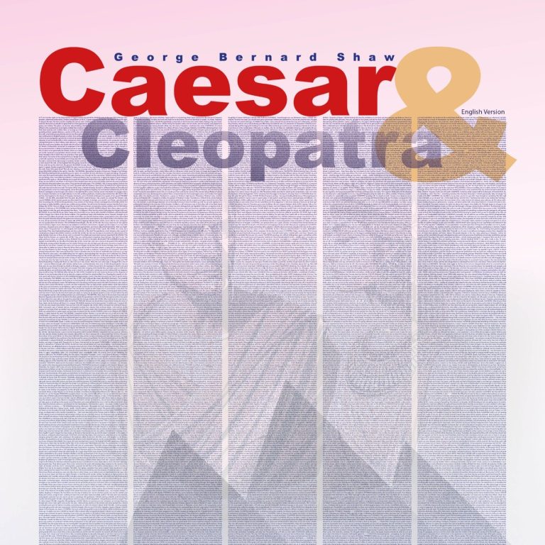 Poster von George Bernard Shaw, einmalig gestaltet.