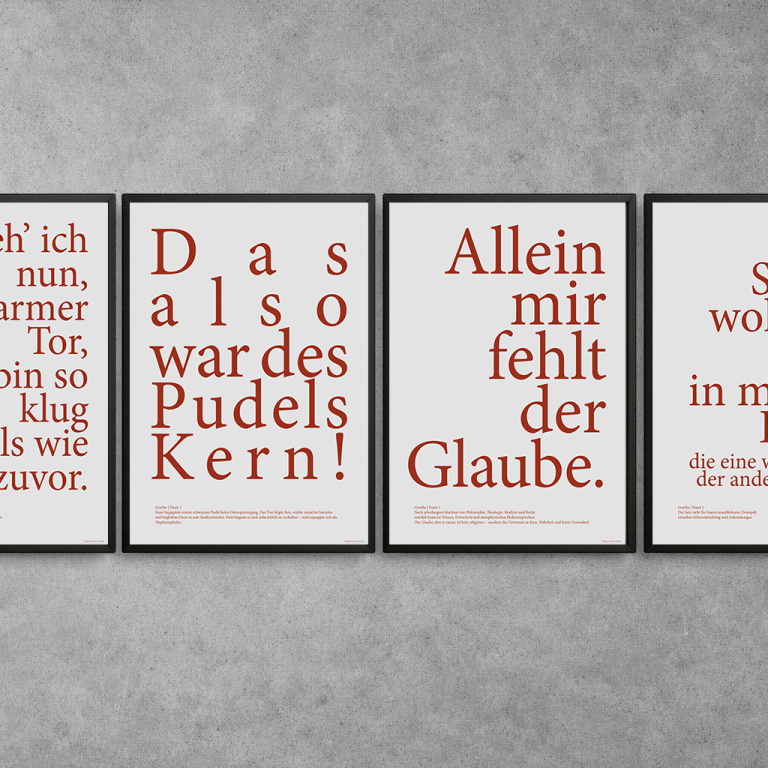 4 Zitate von Gothe aus Faust 1