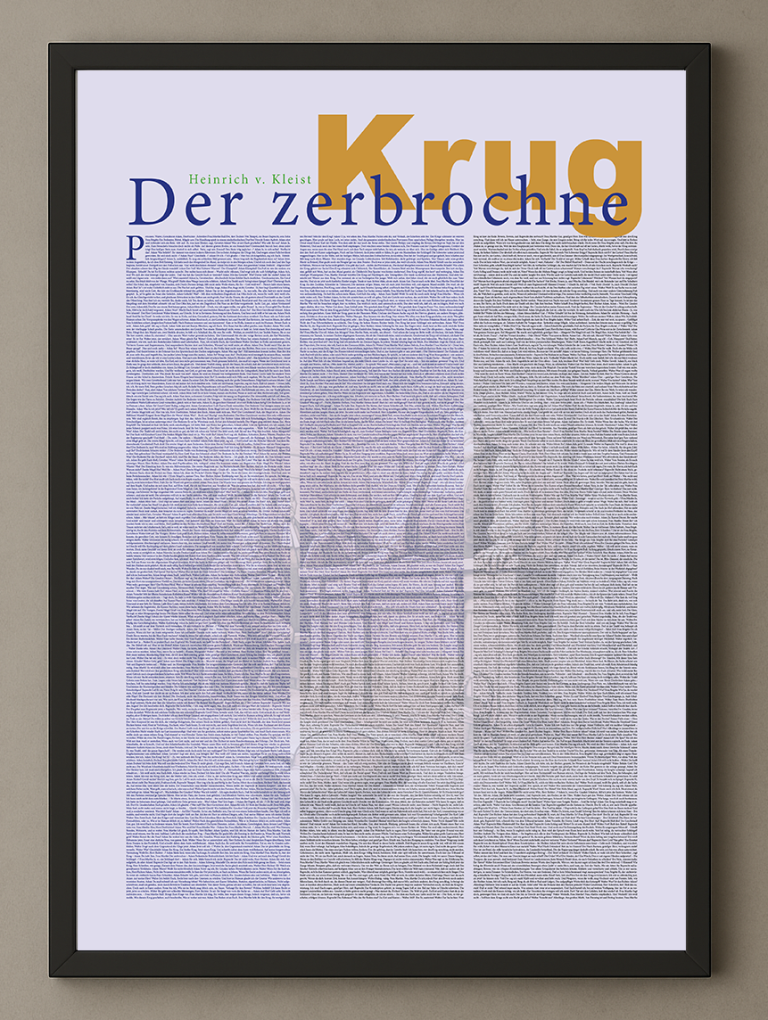 Poster Herr von Ribbek auf Ribbek im Havelland, Format 50x70 cm